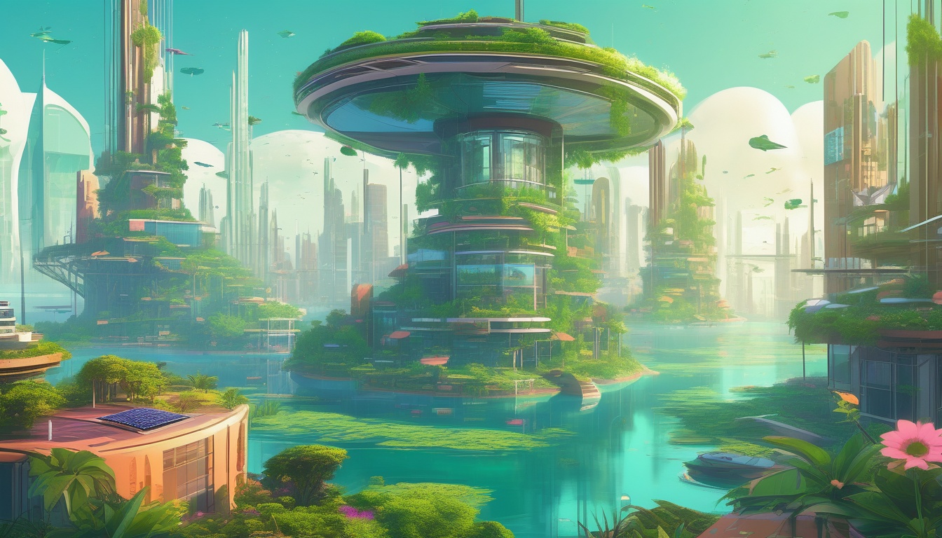 空中島クラフト『ソーラーパンク：天空の島』が話題：持続可能な未来を描くビジョンの重要性