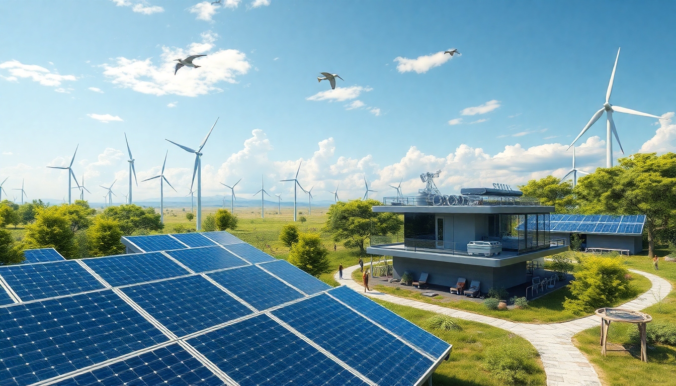 ソーラーパンク持続可能テクノロジーのイメージ